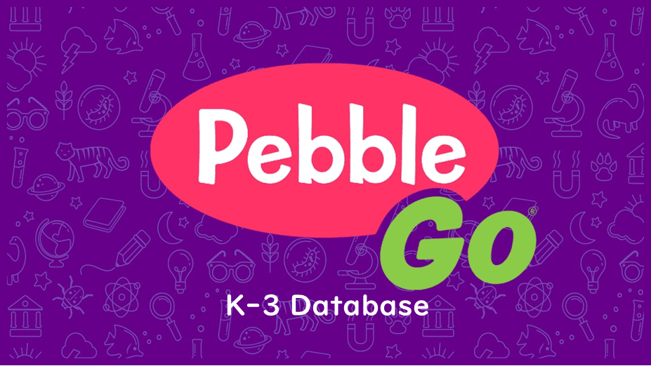 PebbleGo K 3 Database logo