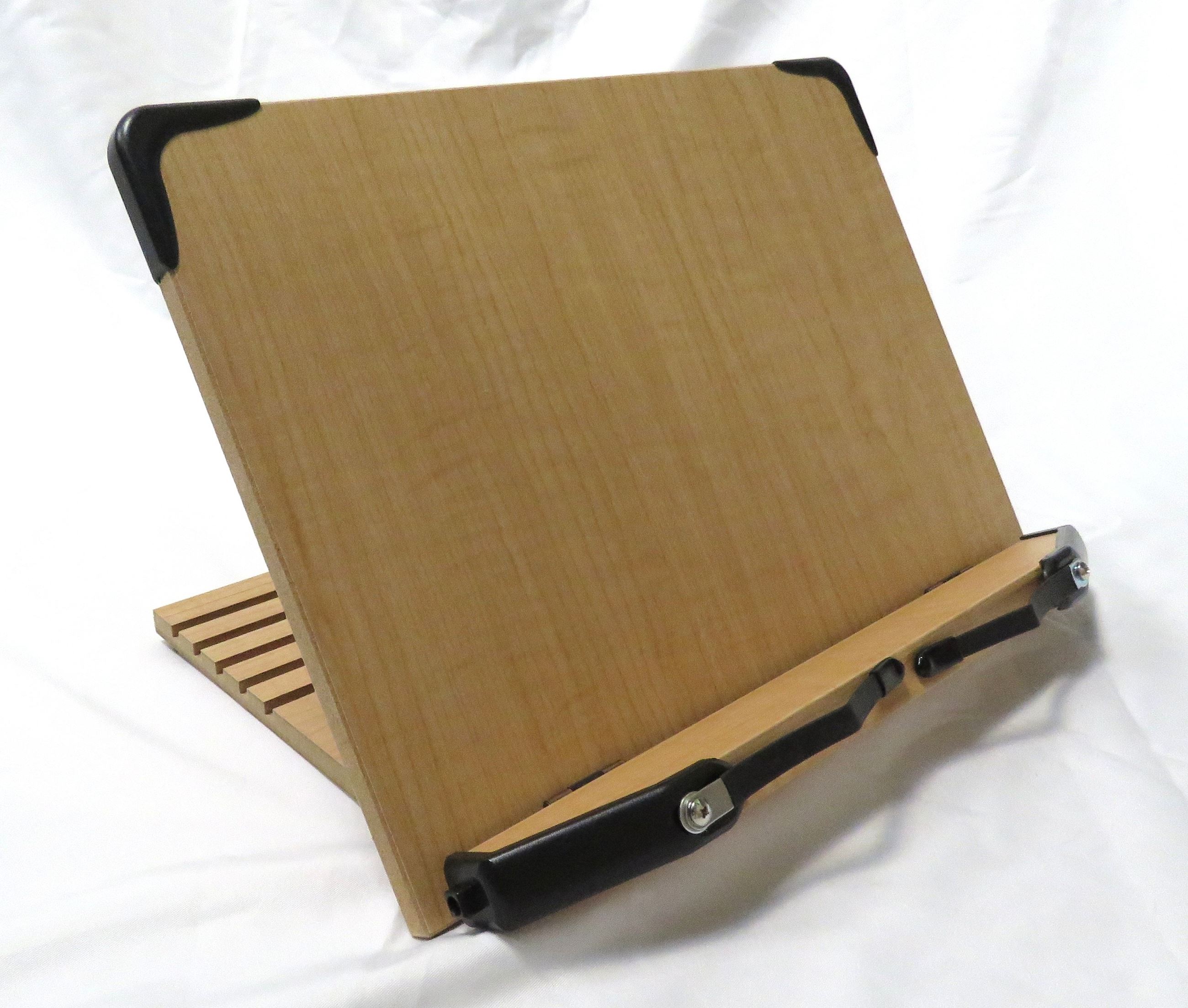 book stand with arms to hold pages